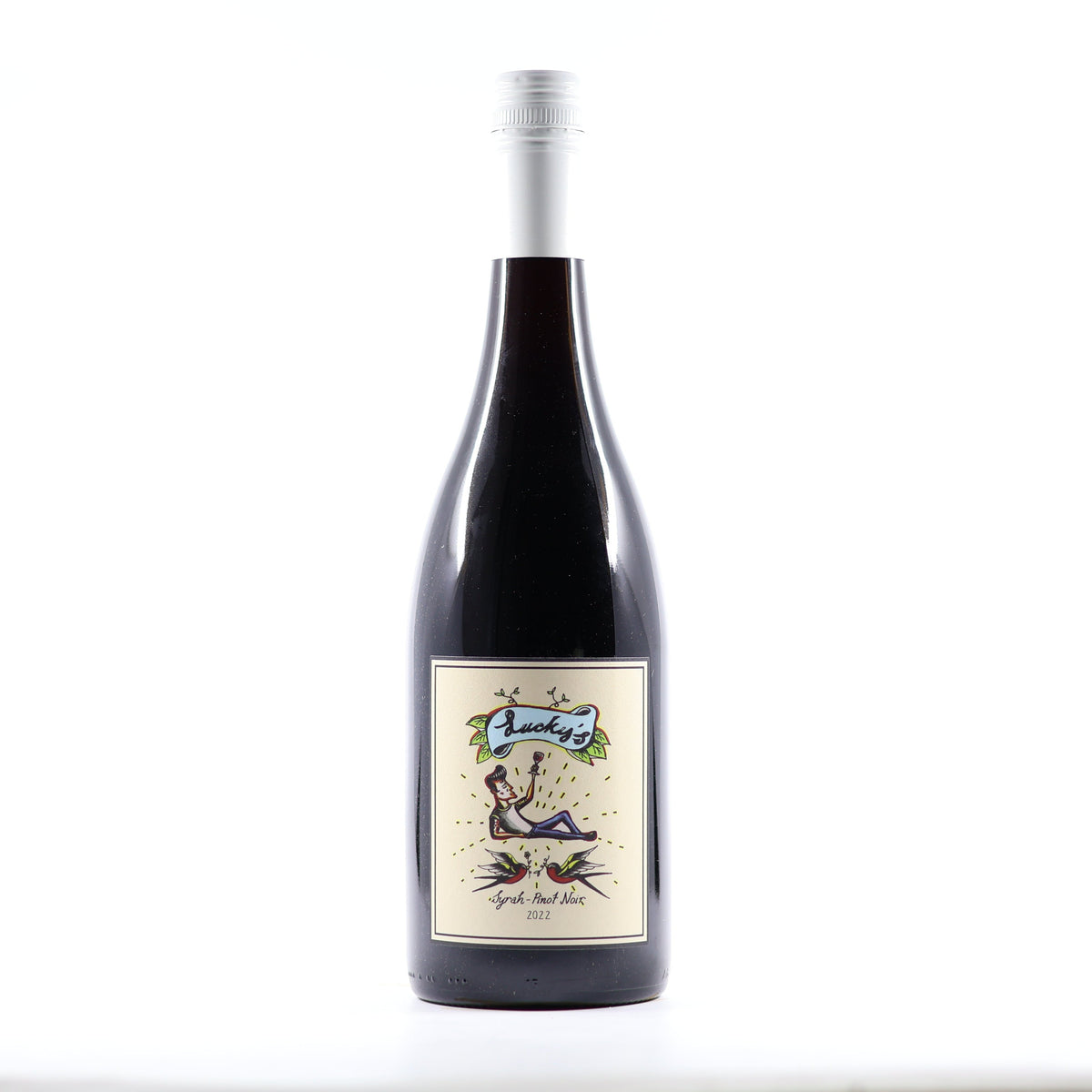 From Sunday Winemakers 'Lucky's' Syrah, Pinot Noir